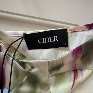 Cider Tie-Dye Satin Dress